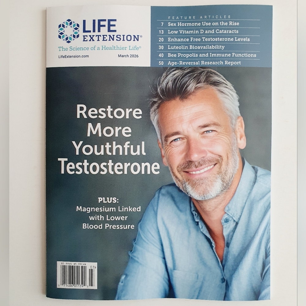 Life Extension Magazine March, 2026 - Restore More Youthful Testosterone